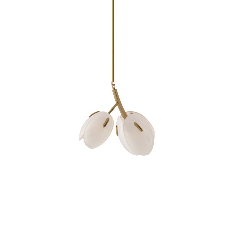 Blossom Contemporary Glass Chandelier-Neutral Decor