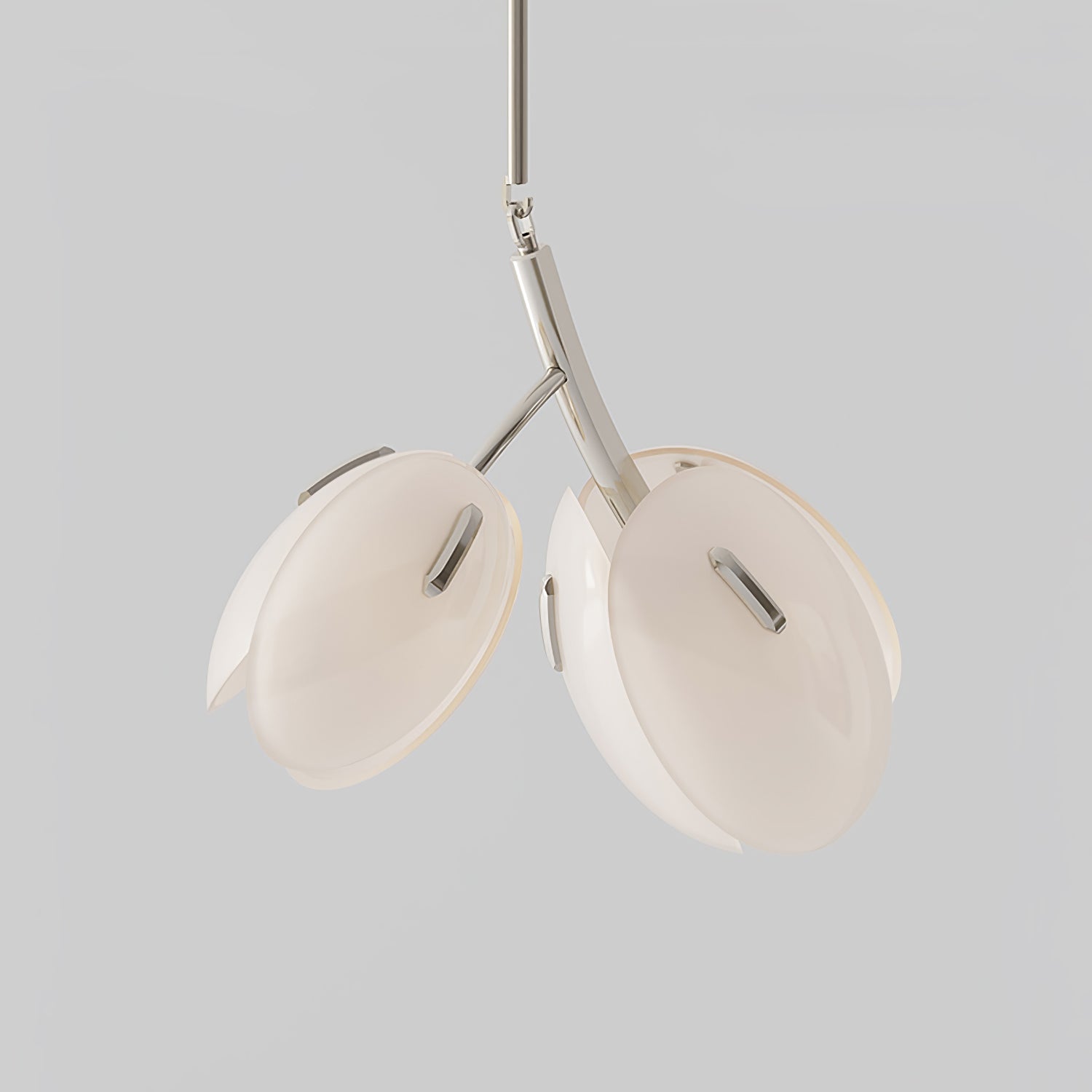 Blossom Contemporary Glass Chandelier-Neutral Decor