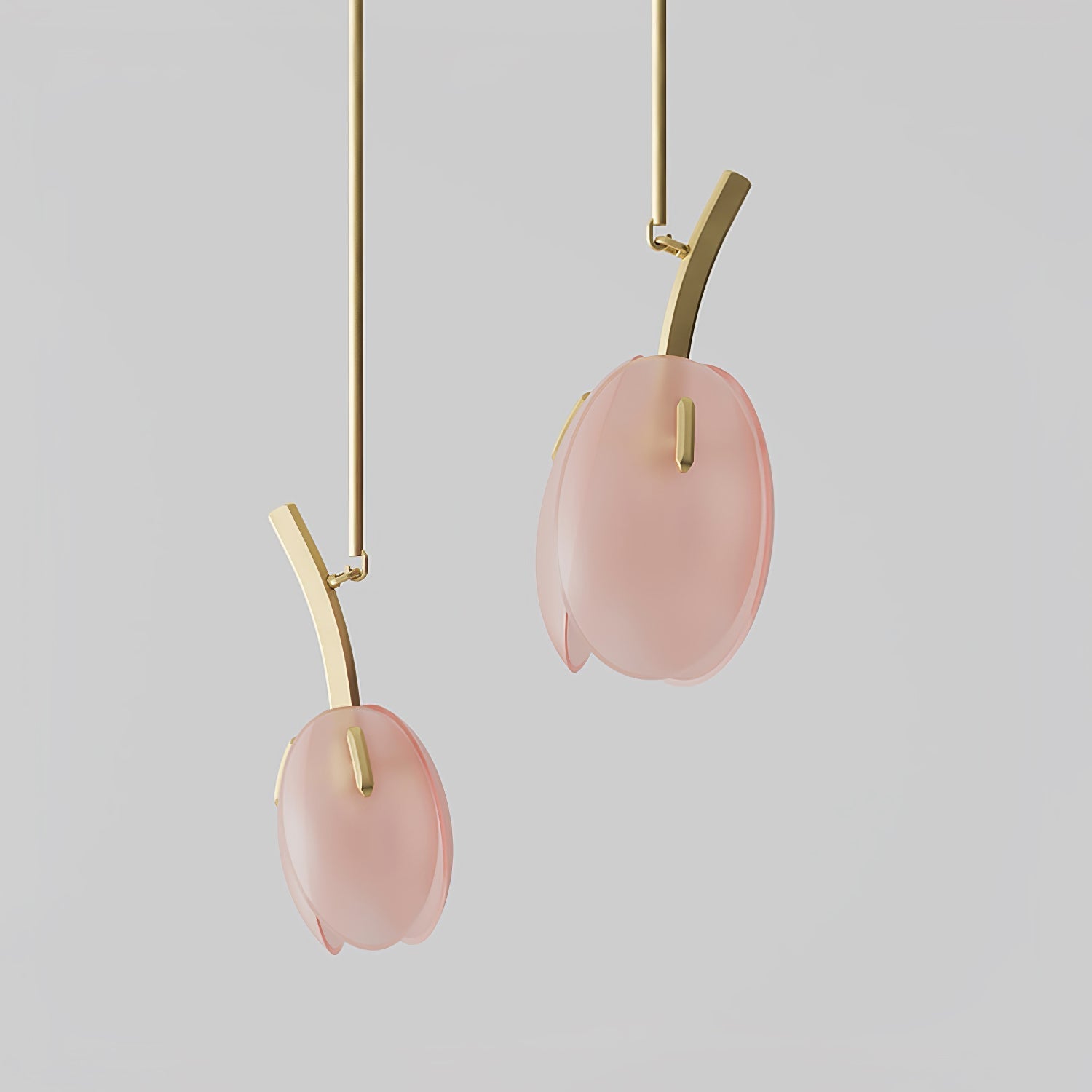 Blossom Contemporary Glass Chandelier-Neutral Decor