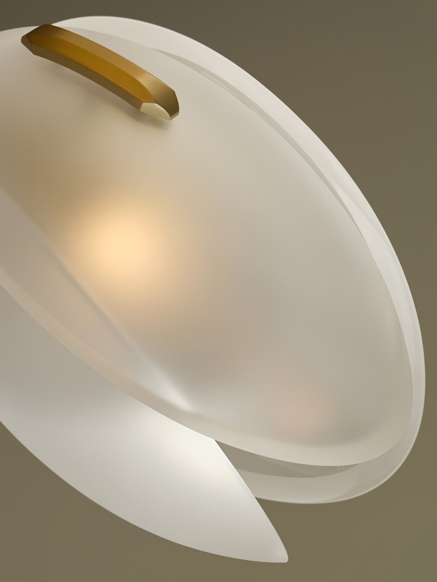 Blossom Contemporary Glass Chandelier-Neutral Decor