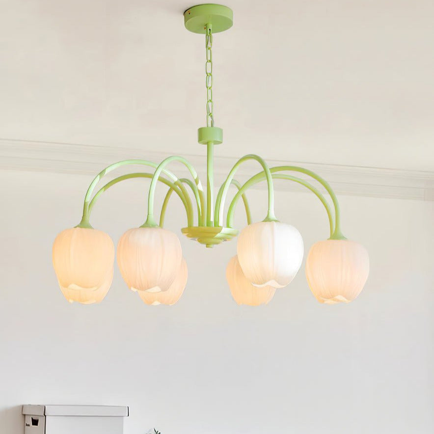 Tulip Fresh Chandeliers Glass