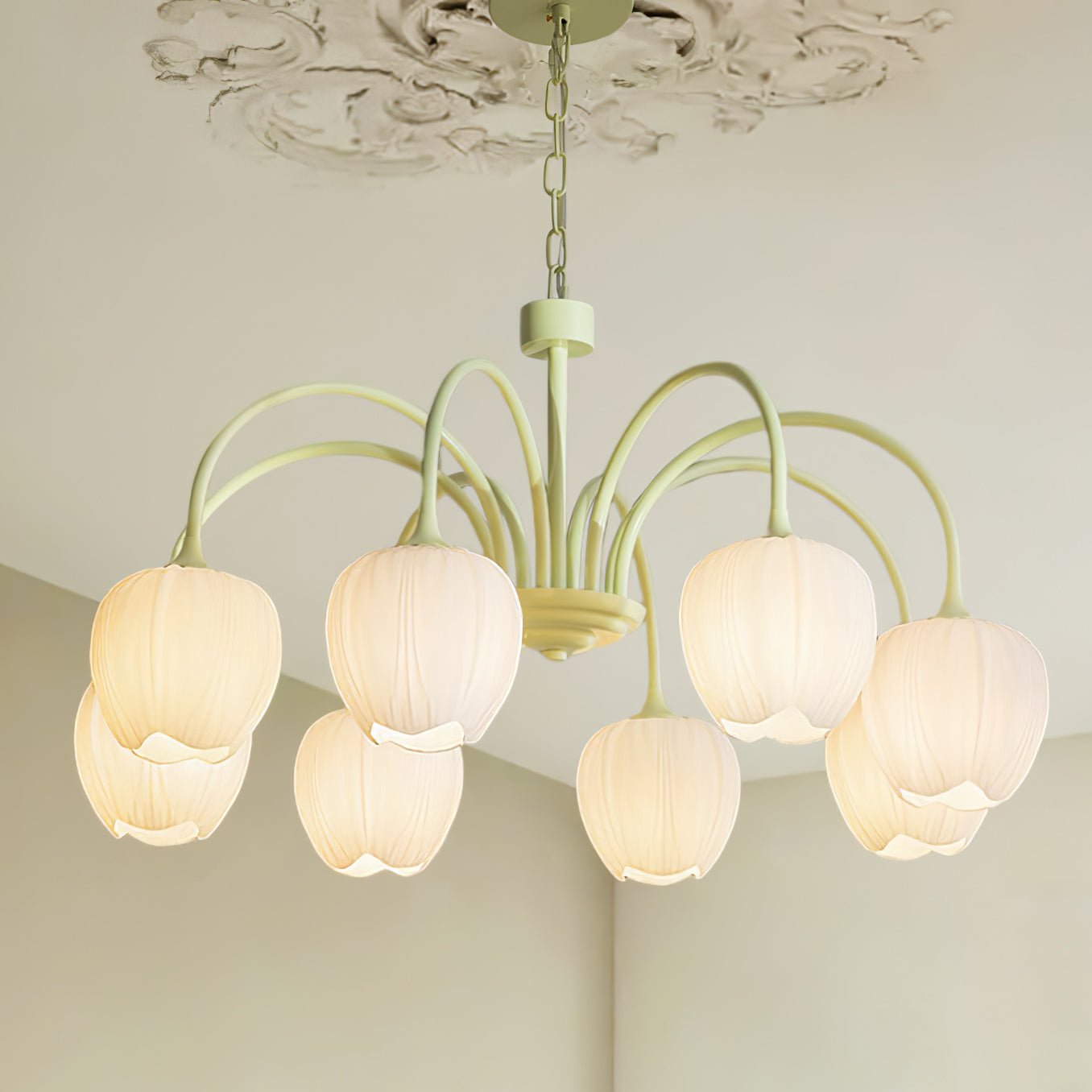 Tulip Fresh Chandeliers Glass