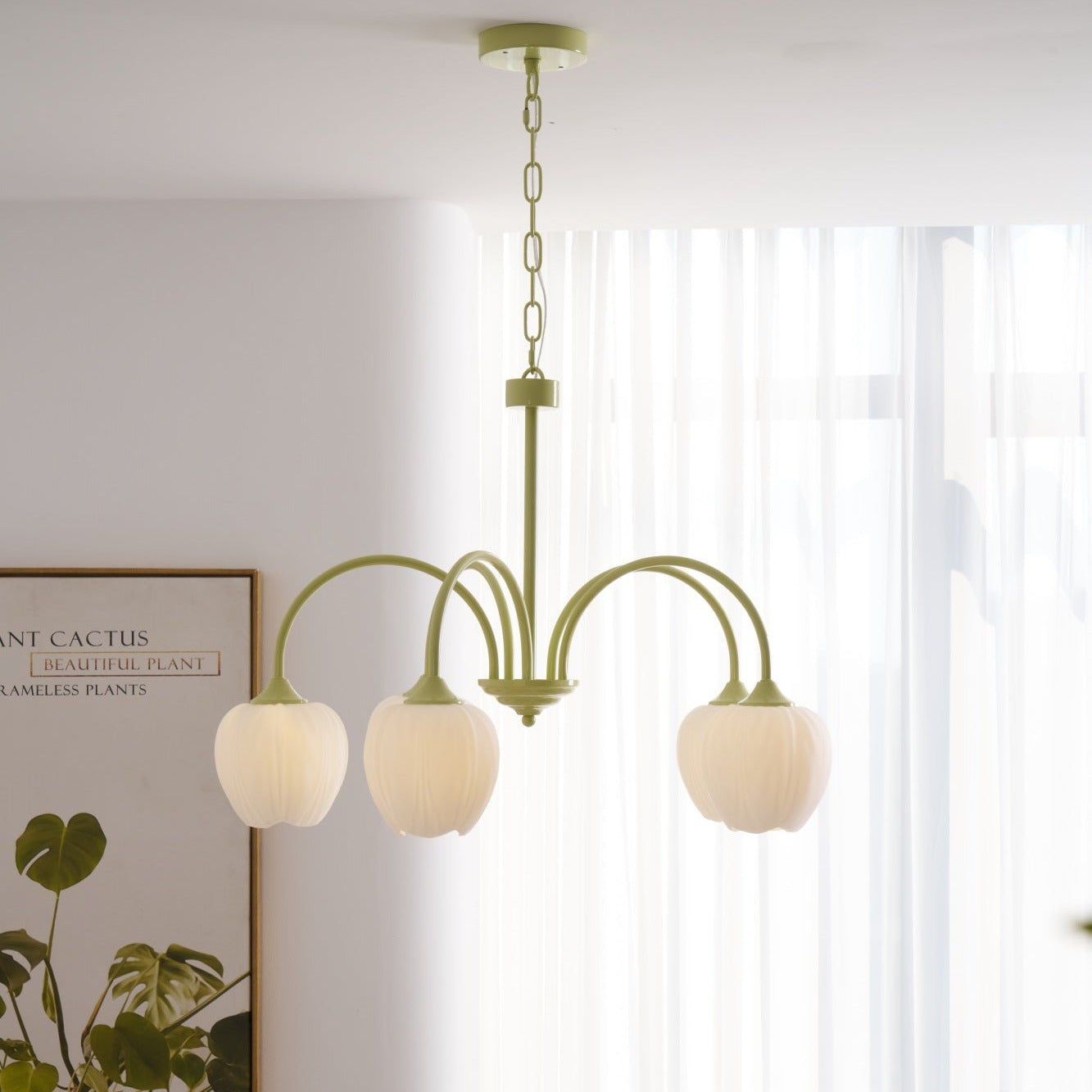 Tulip Fresh Chandeliers Glass