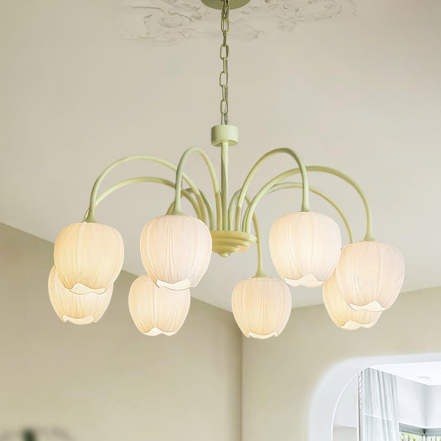 Tulip Fresh Chandeliers Glass