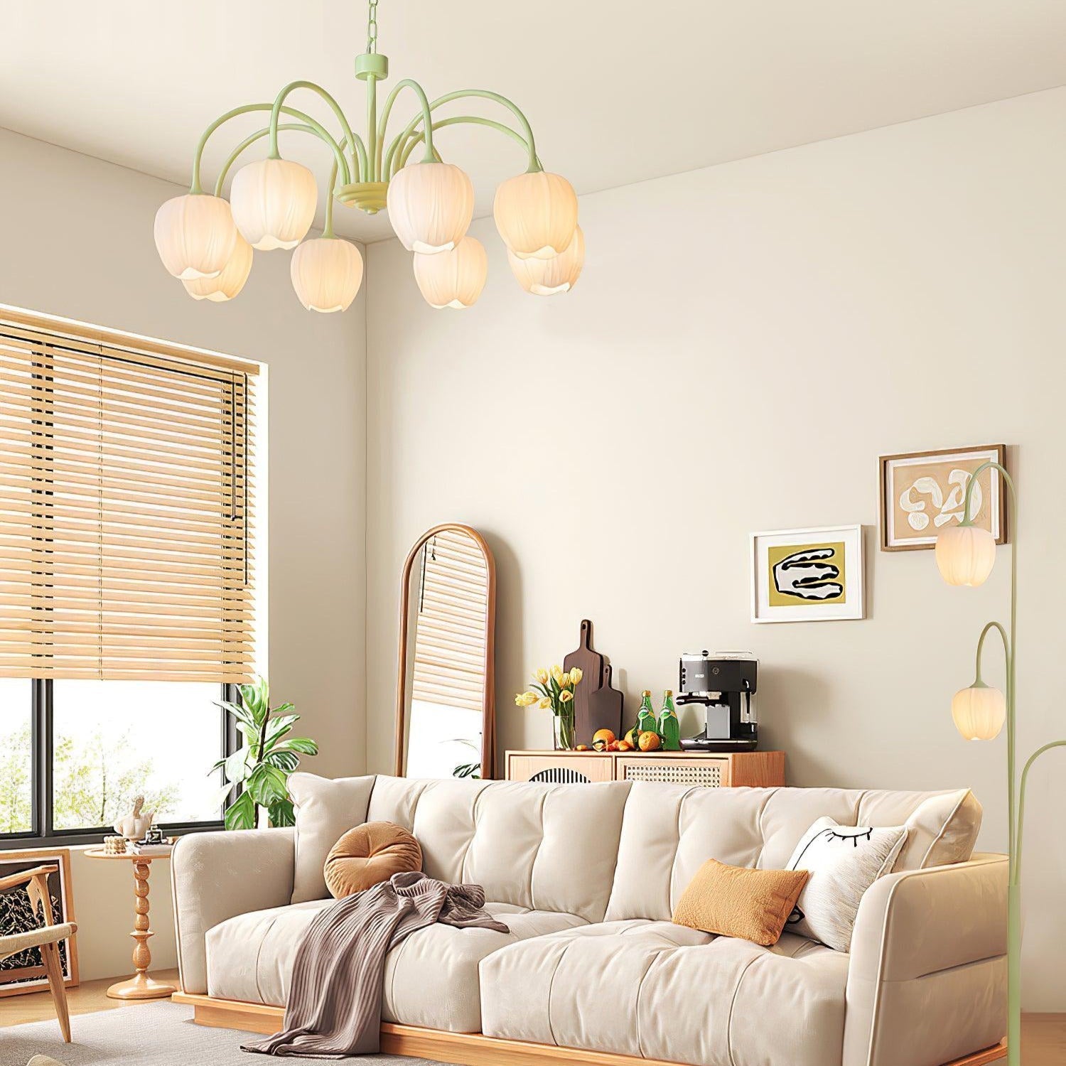 Tulip Fresh Chandeliers Glass