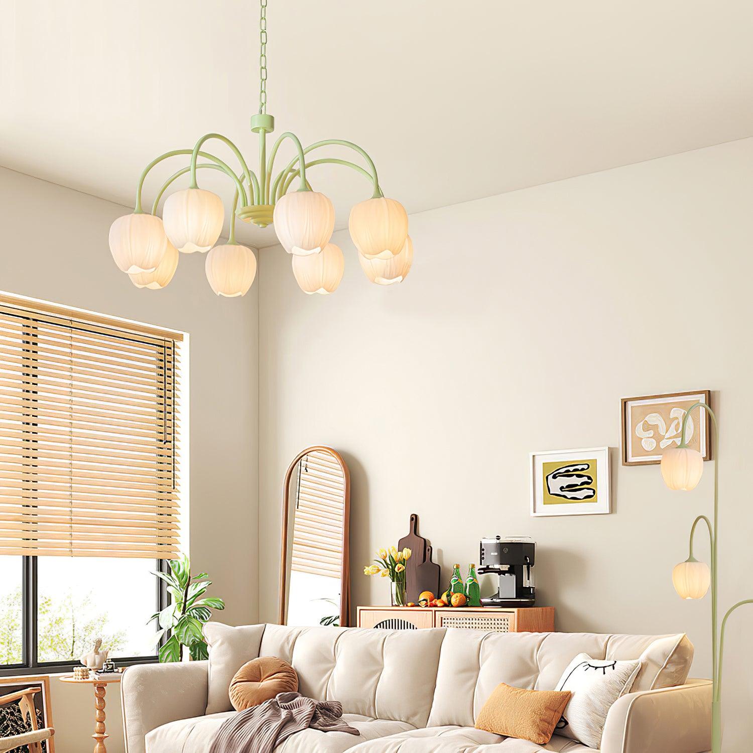 Tulip Fresh Chandeliers Glass
