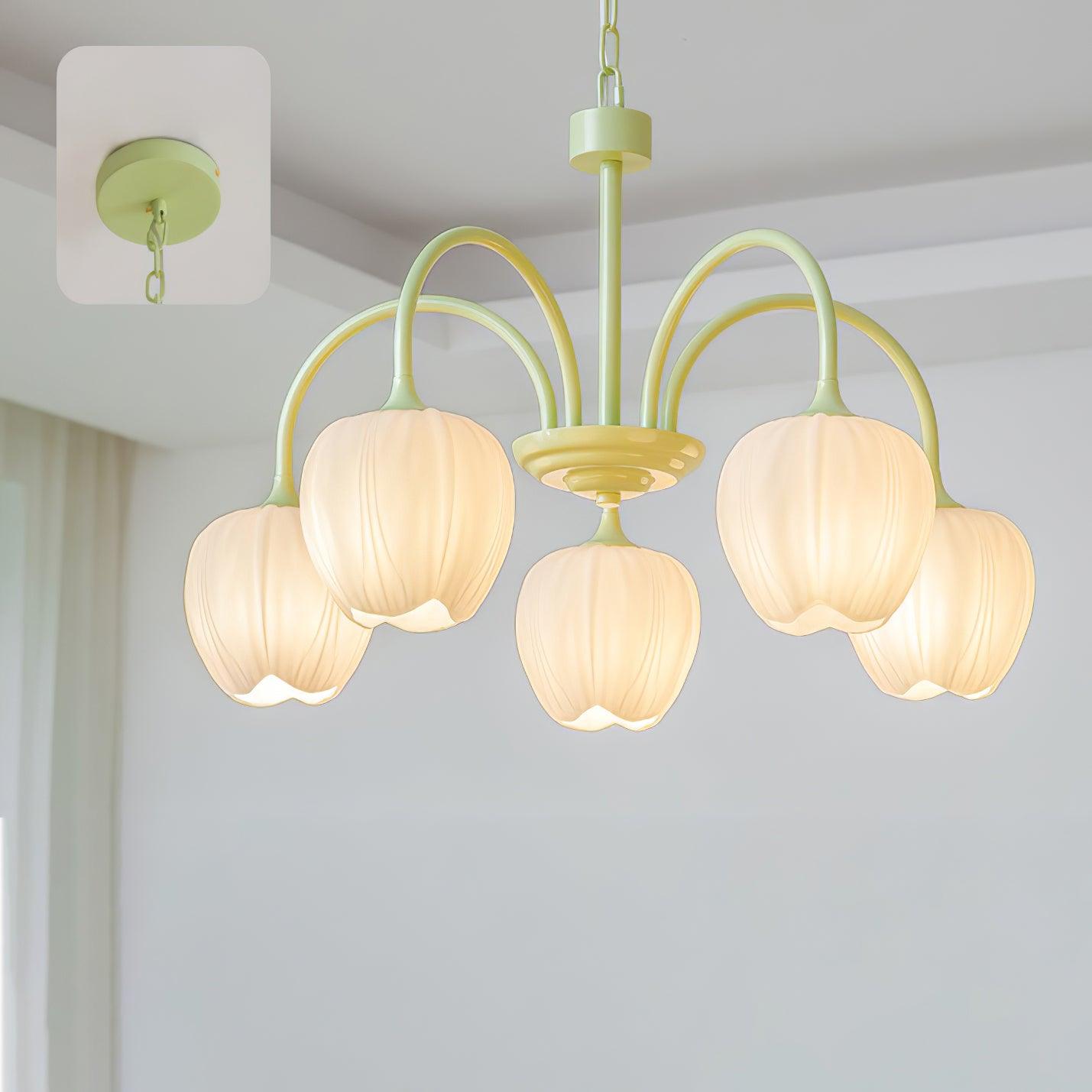 Tulip Fresh Chandeliers Glass