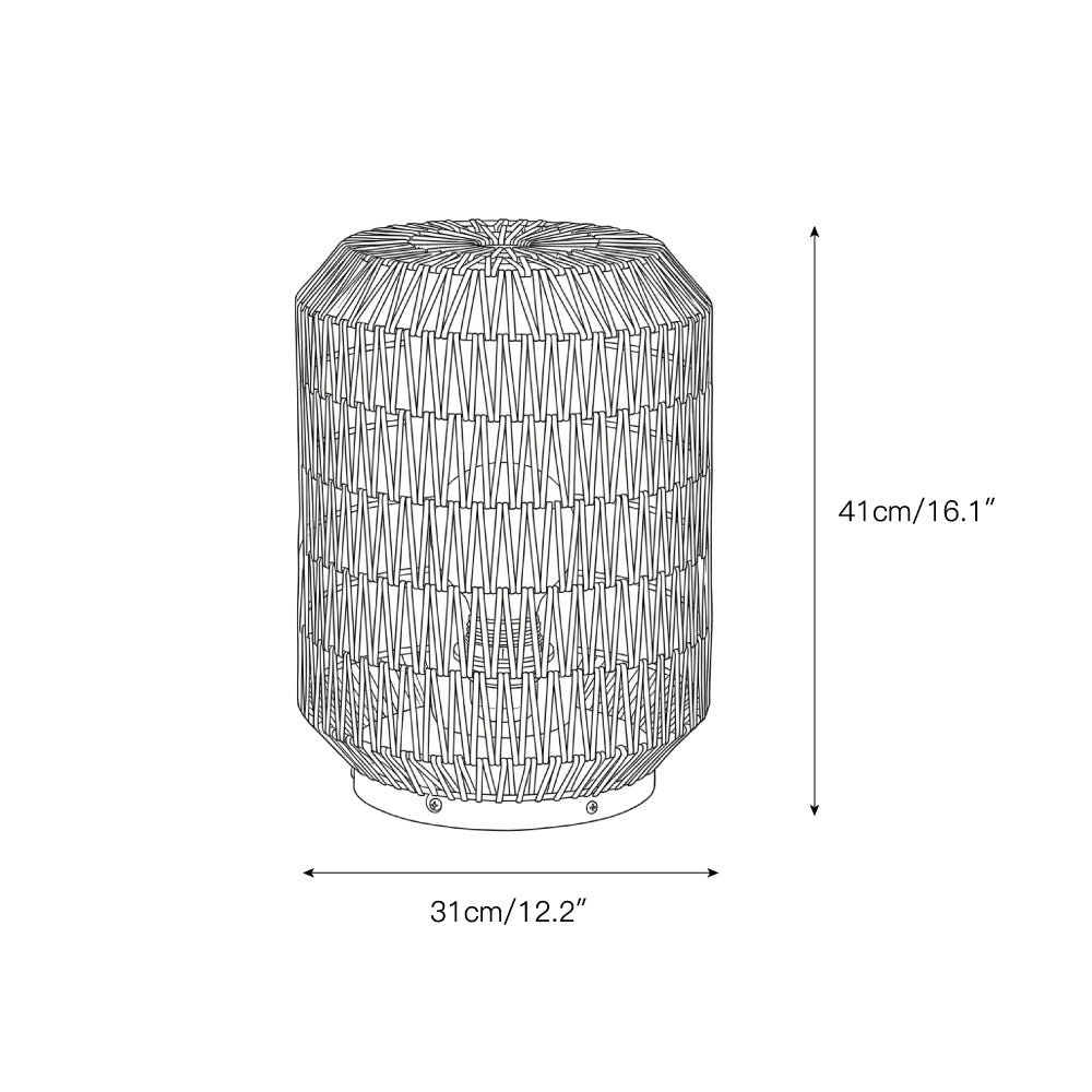 The three available sizes of the Tulum Lantern shown together.