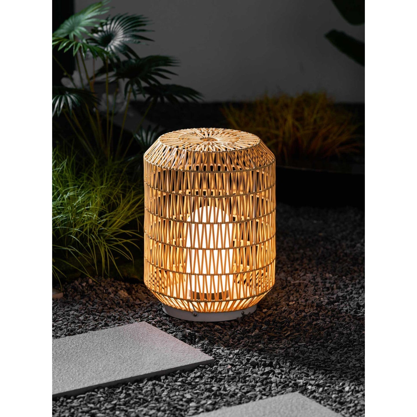 Tulum Lantern, small size, unlit, showing texture.