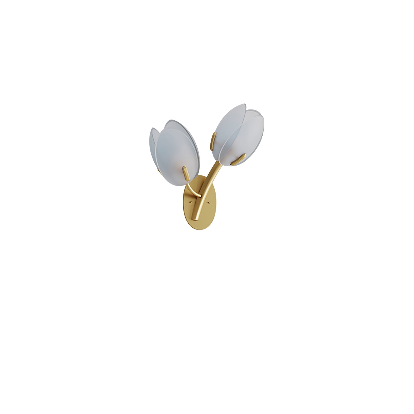 Jovell Nordic Art Bloom Glass Wall Light-Neutral Decor