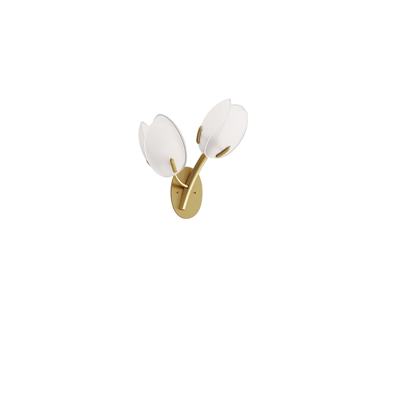 Jovell Nordic Art Bloom Glass Wall Light-Neutral Decor