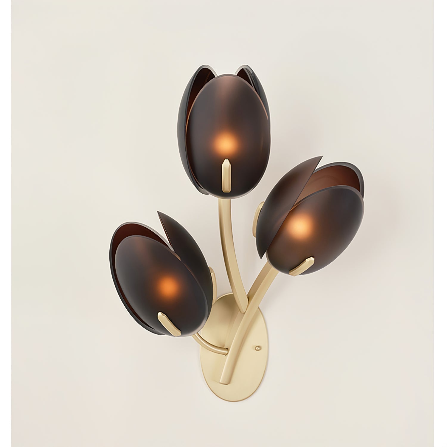Jovell Nordic Art Bloom Glass Wall Light-Neutral Decor