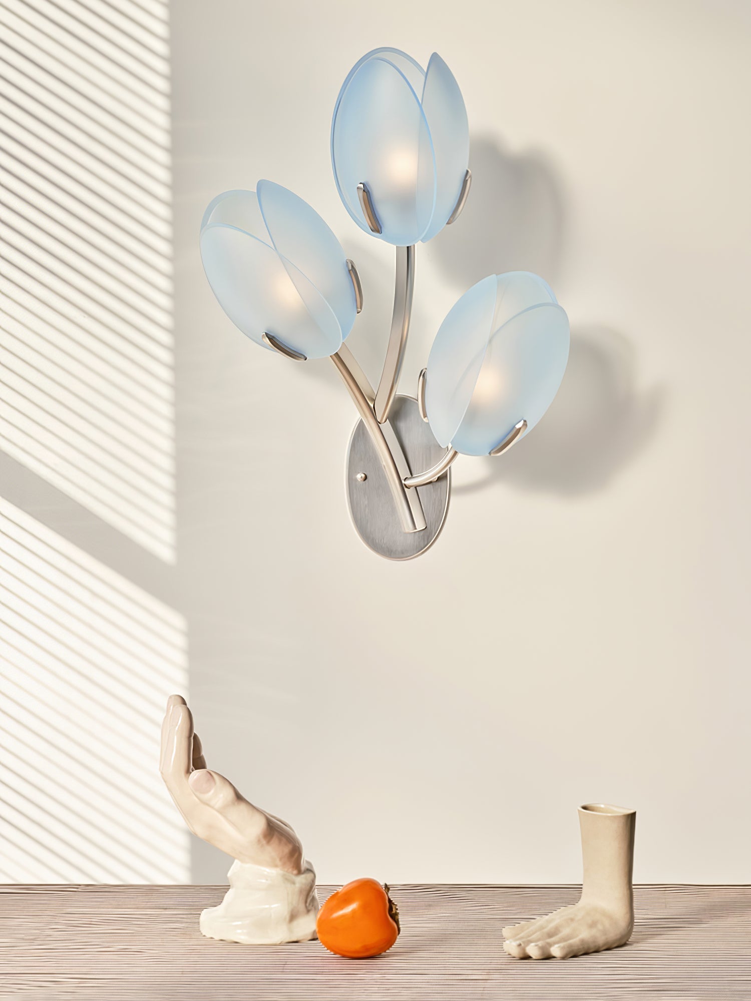 Jovell Nordic Art Bloom Glass Wall Light-Neutral Decor