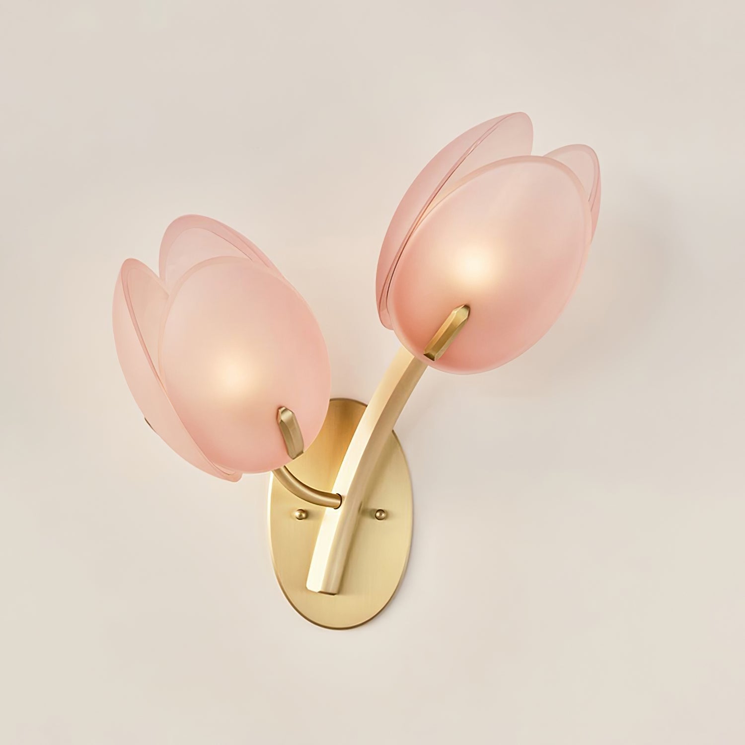 Jovell Nordic Art Bloom Glass Wall Light-Neutral Decor