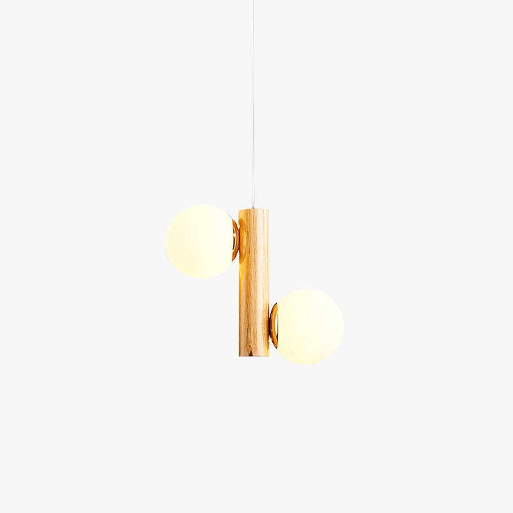 Solstica Wood Classic Pendant Lamp-Neutral Decor