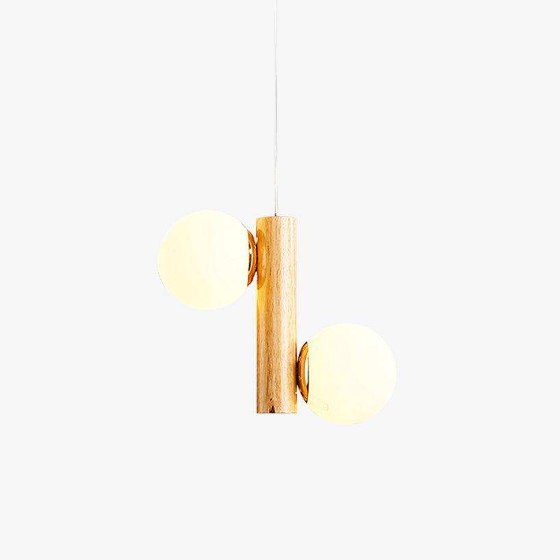 Solstica Wood Classic Pendant Lamp-Neutral Decor
