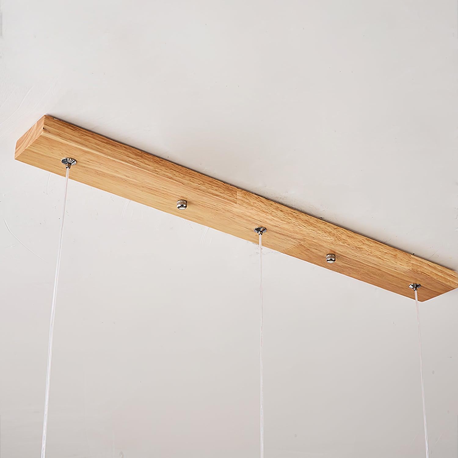 Solstica Wood Classic Pendant Lamp-Neutral Decor