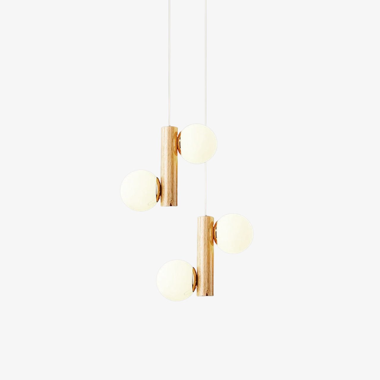 Solstica Wood Classic Pendant Lamp-Neutral Decor