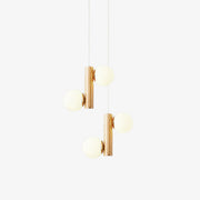 Solstica Wood Classic Pendant Lamp-Neutral Decor