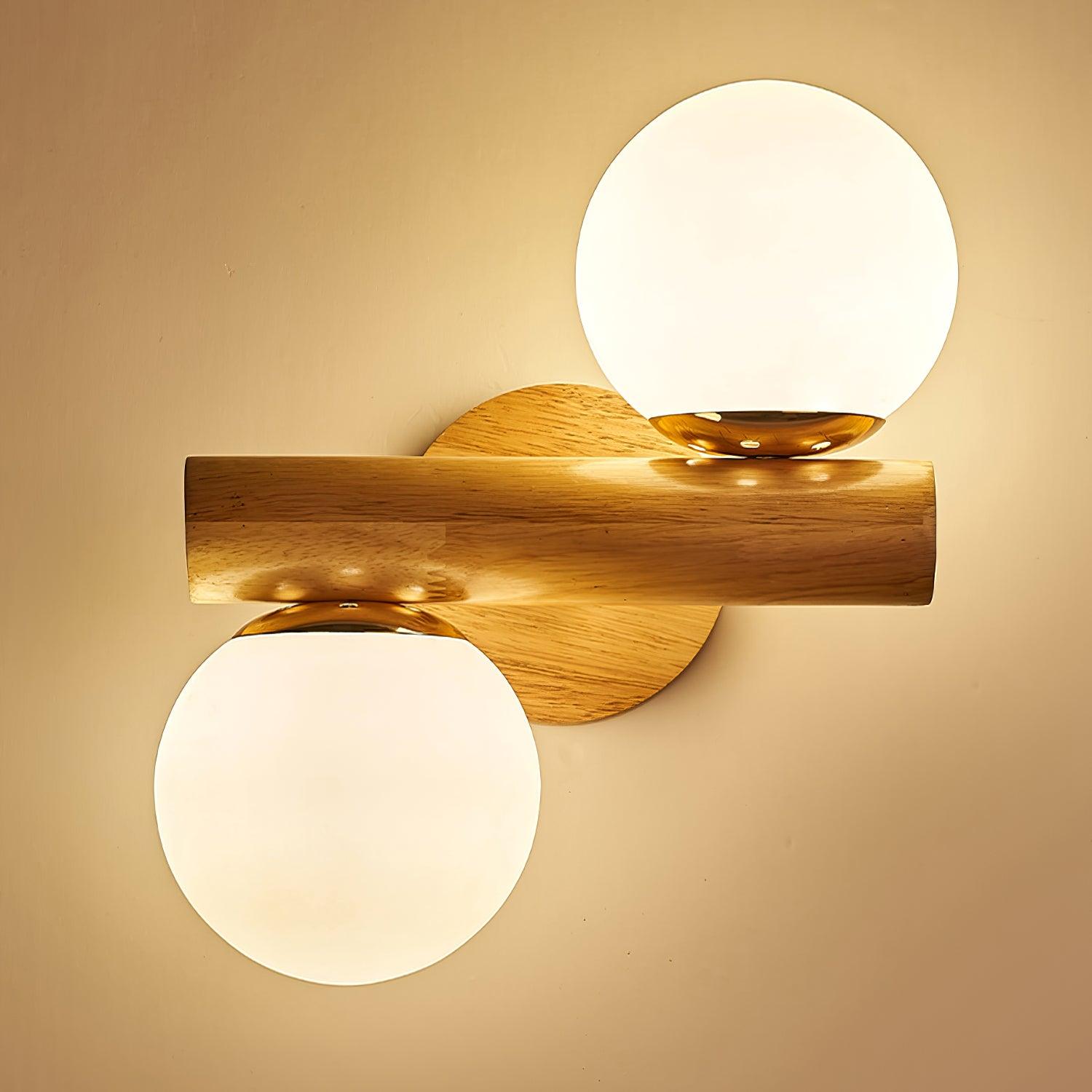 Fioran Wood Scandinavian Wall Lamp-Neutral Decor