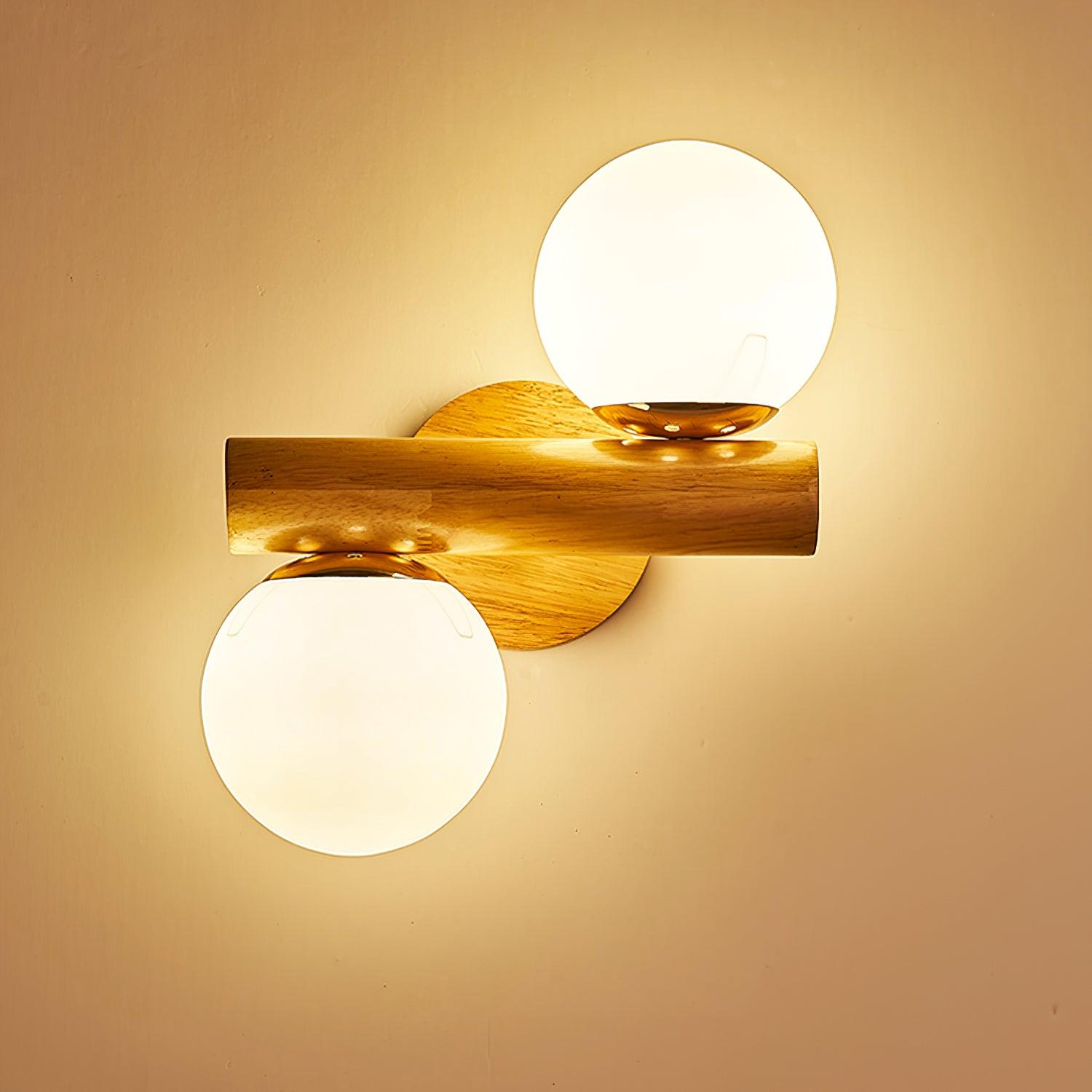 Fioran Wood Scandinavian Wall Lamp-Neutral Decor