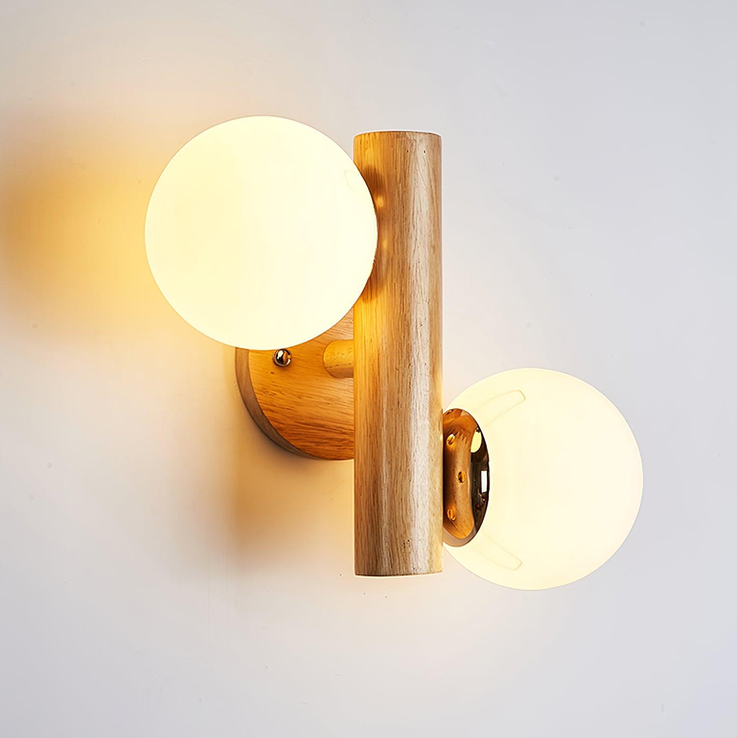Fioran Wood Scandinavian Wall Lamp-Neutral Decor