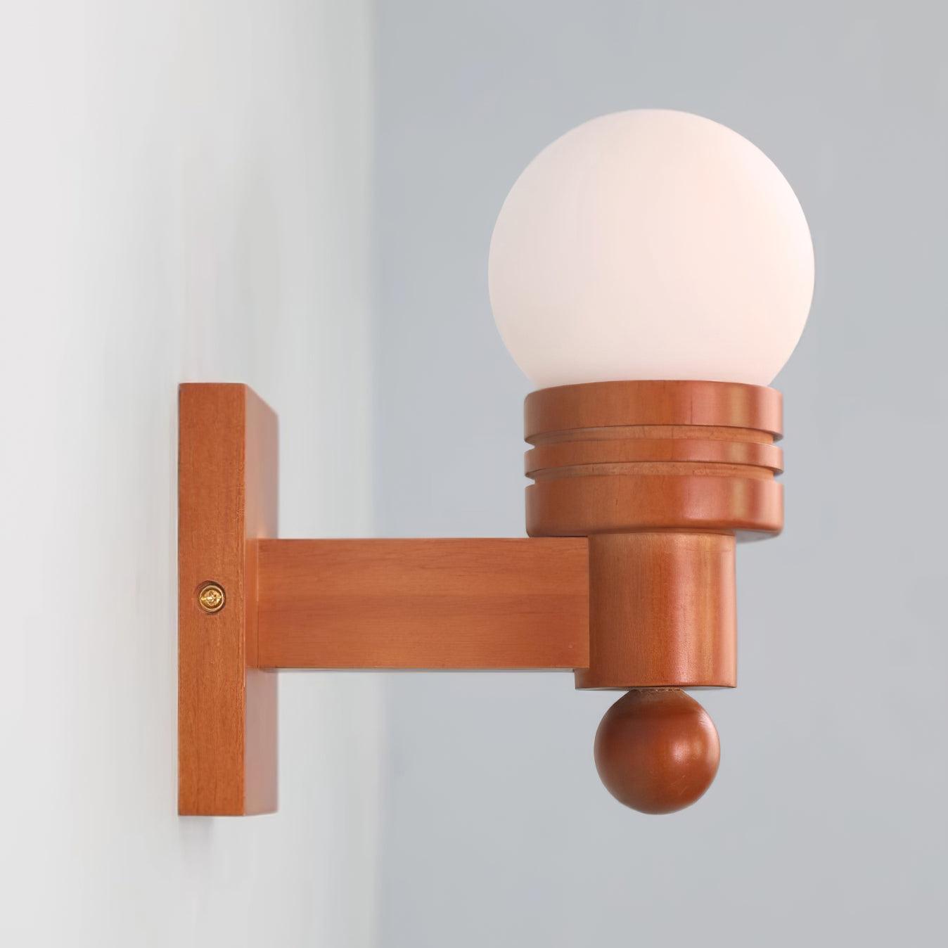 Beam Solid Wood Wall Lamp