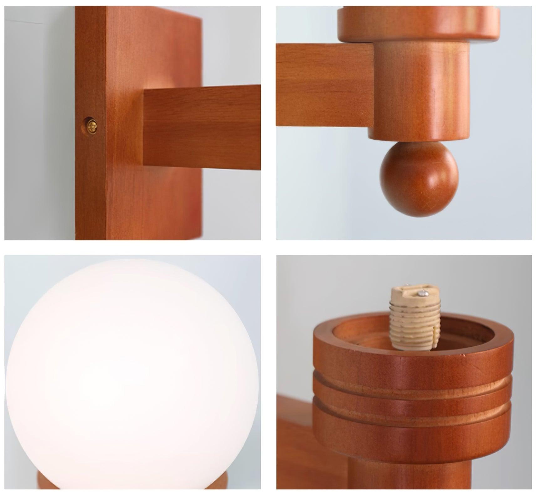 Beam Solid Wood Wall Lamp