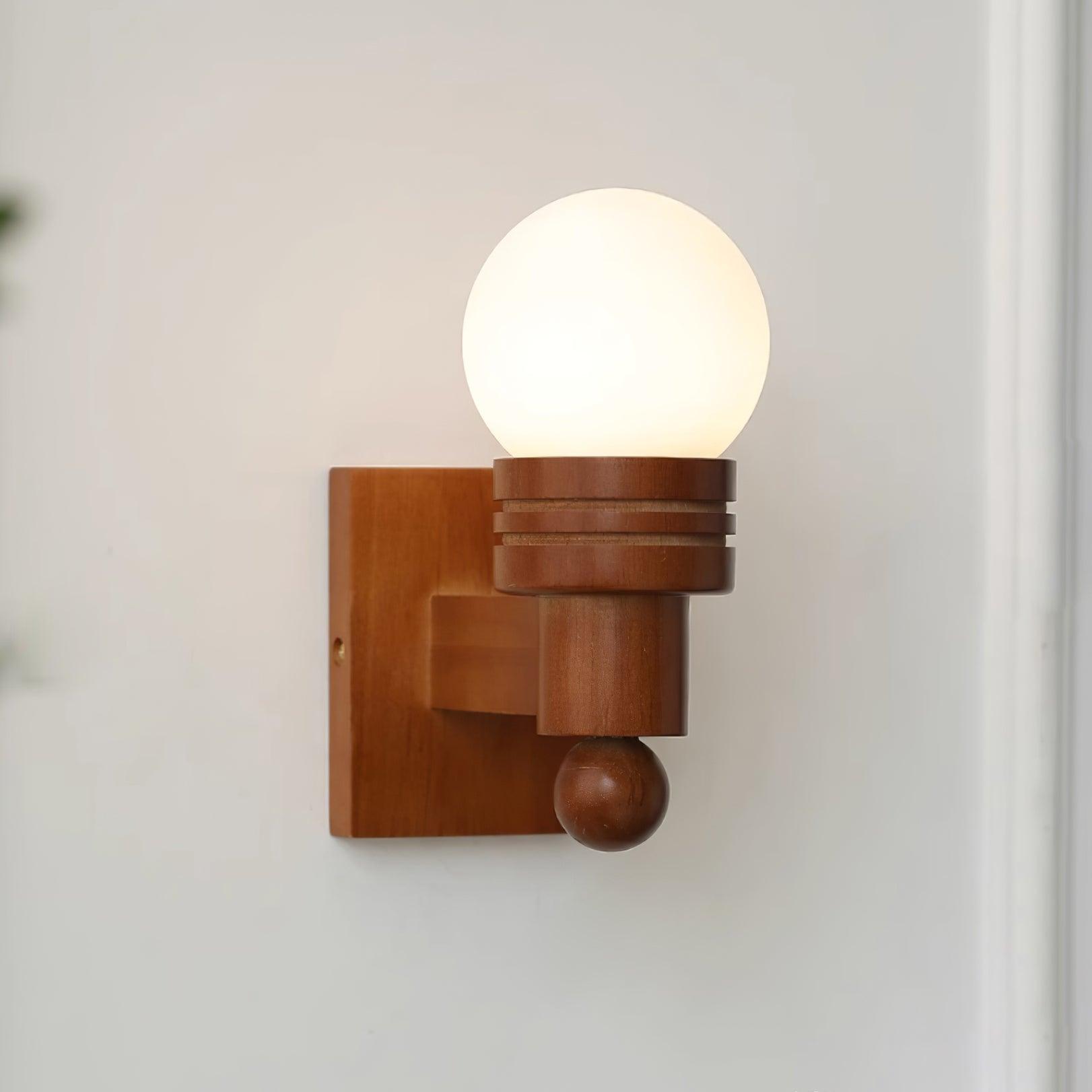 Beam Solid Wood Wall Lamp