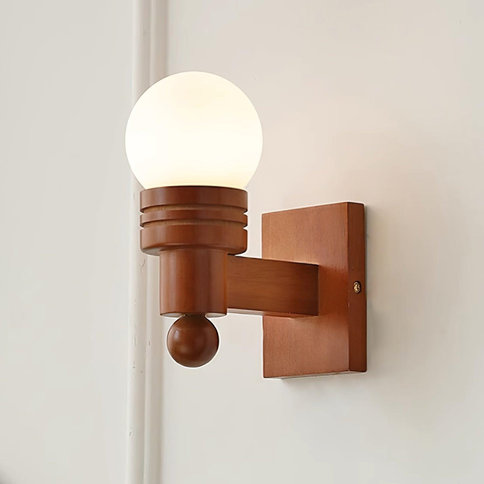 Beam Solid Wood Wall Lamp