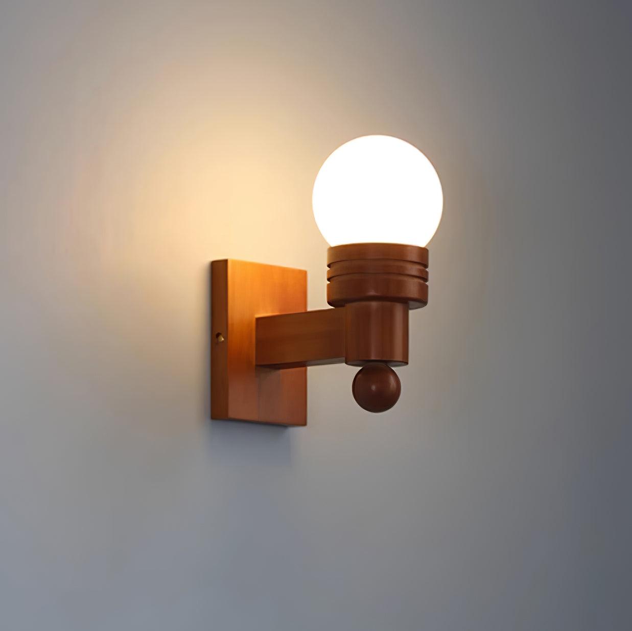 Beam Solid Wood Wall Lamp