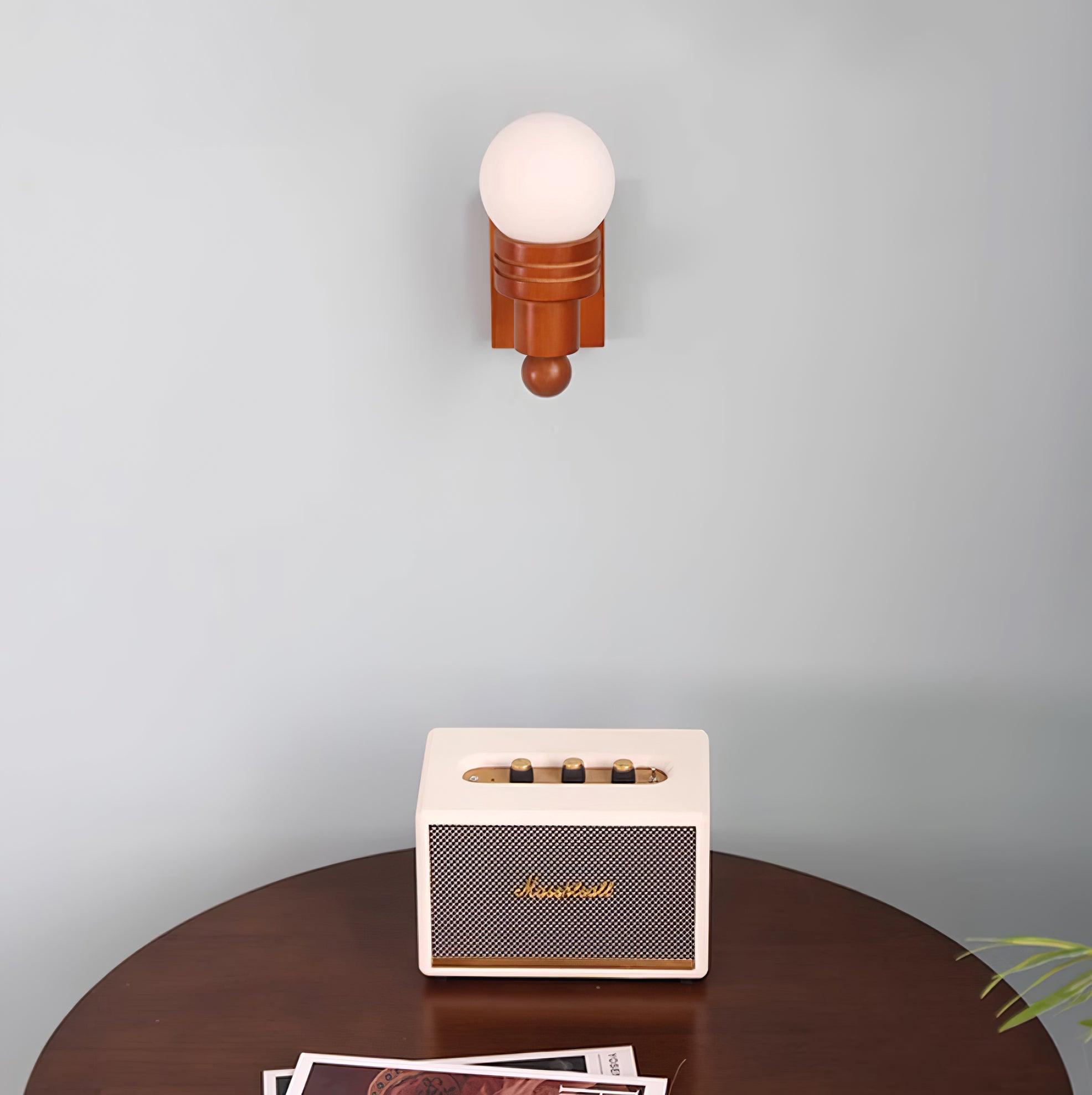 Beam Solid Wood Wall Lamp
