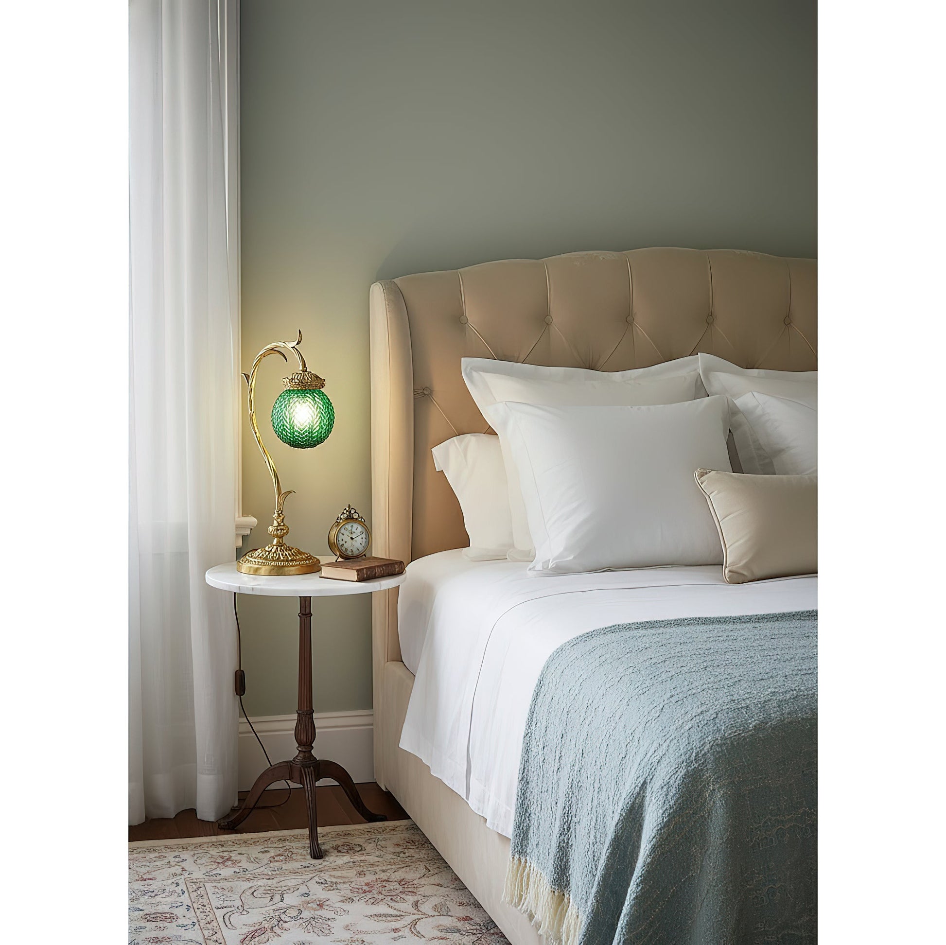 Lifestyle image featuring the Turco Table Lamp in a modern home.