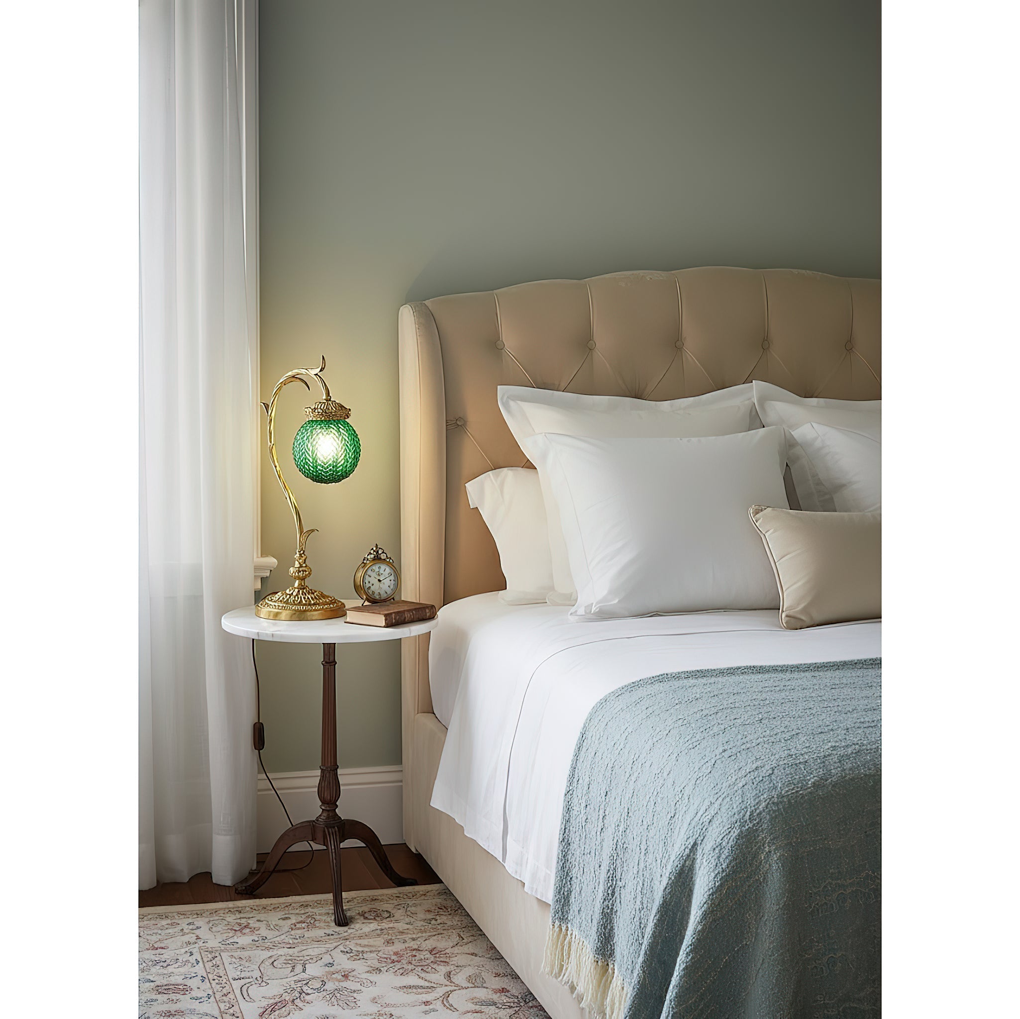 Lifestyle image featuring the Turco Table Lamp in a modern home.