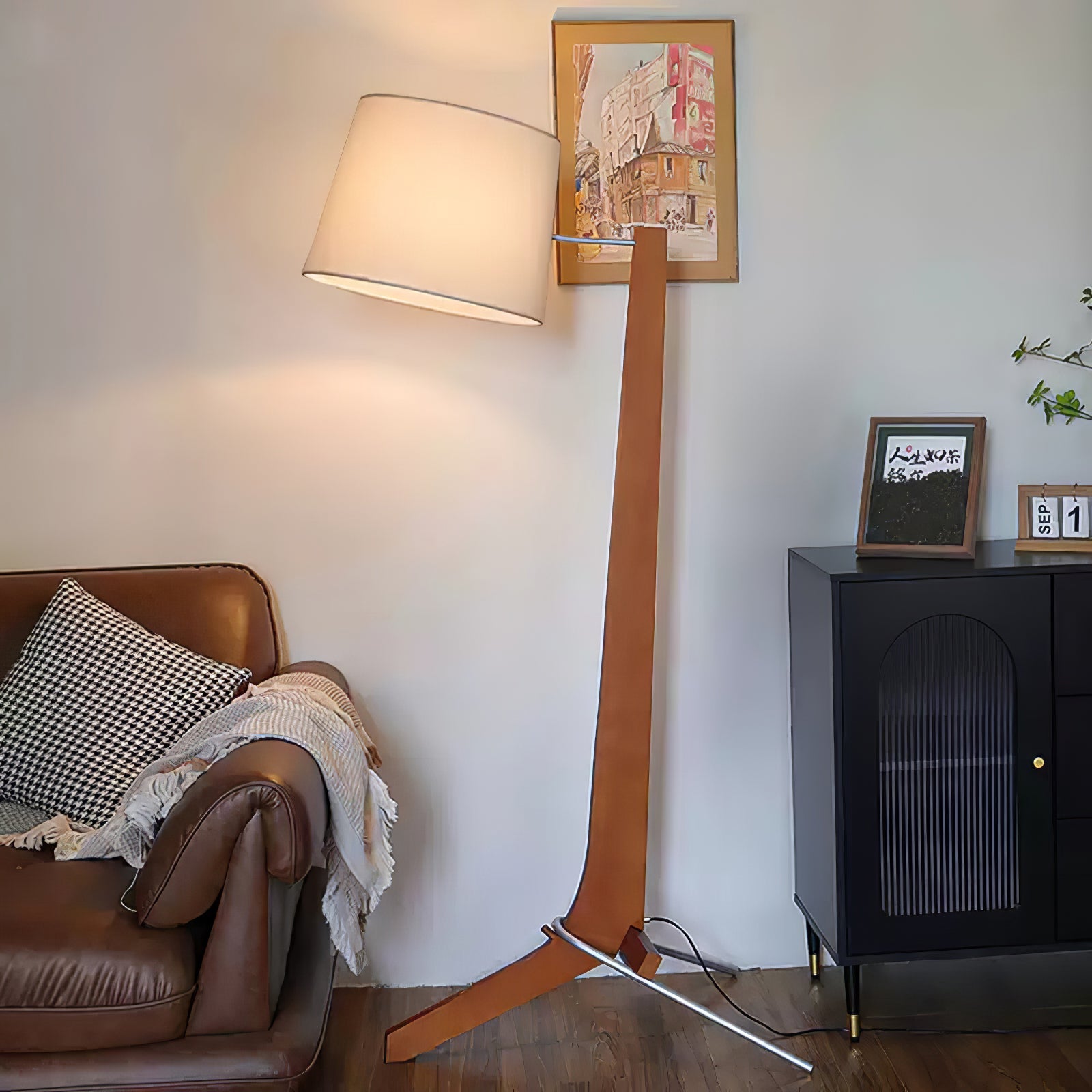 Luca Modern Arc Floor Lamp-Neutral Decor