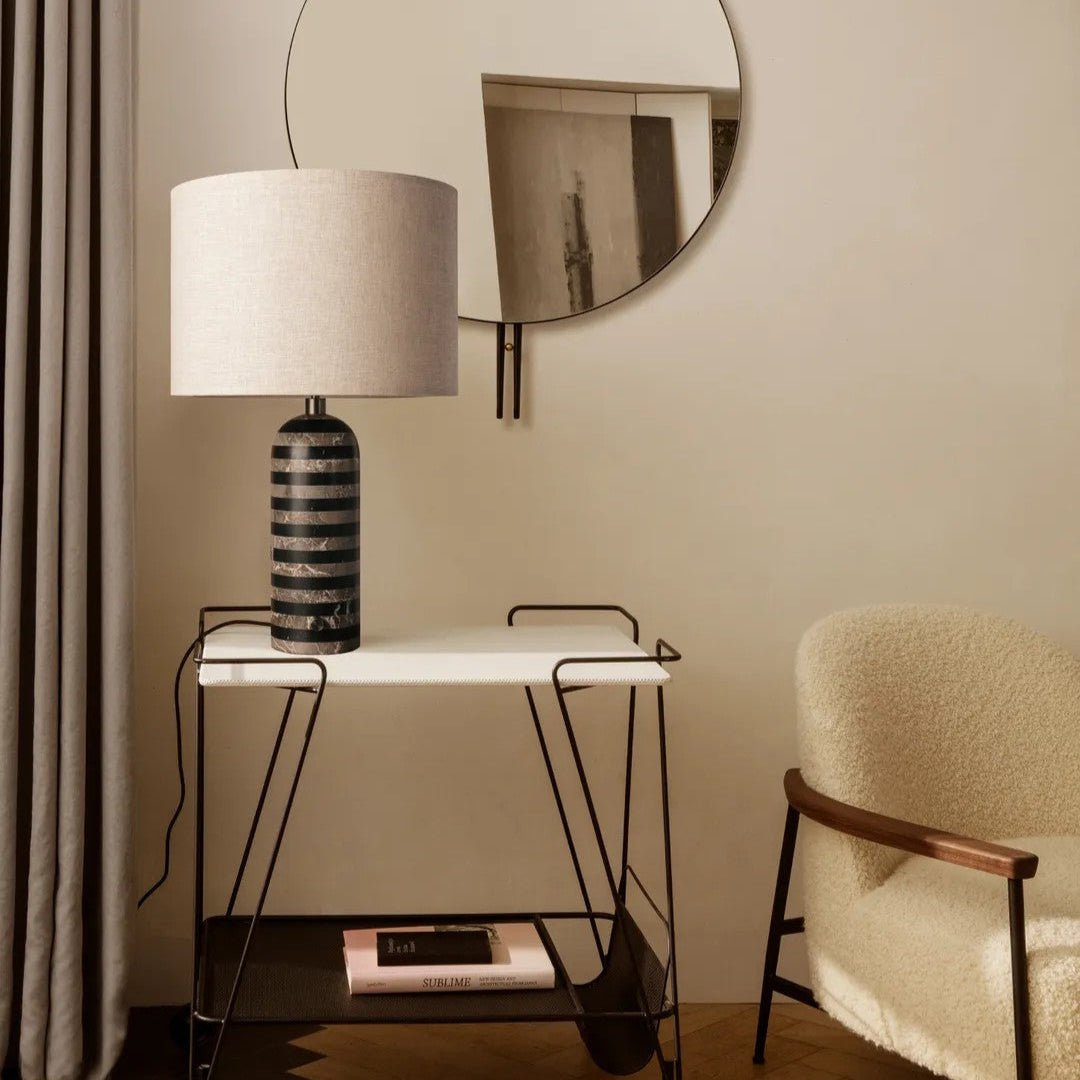Avery Contemporary Table Lamp-Neutral Decor