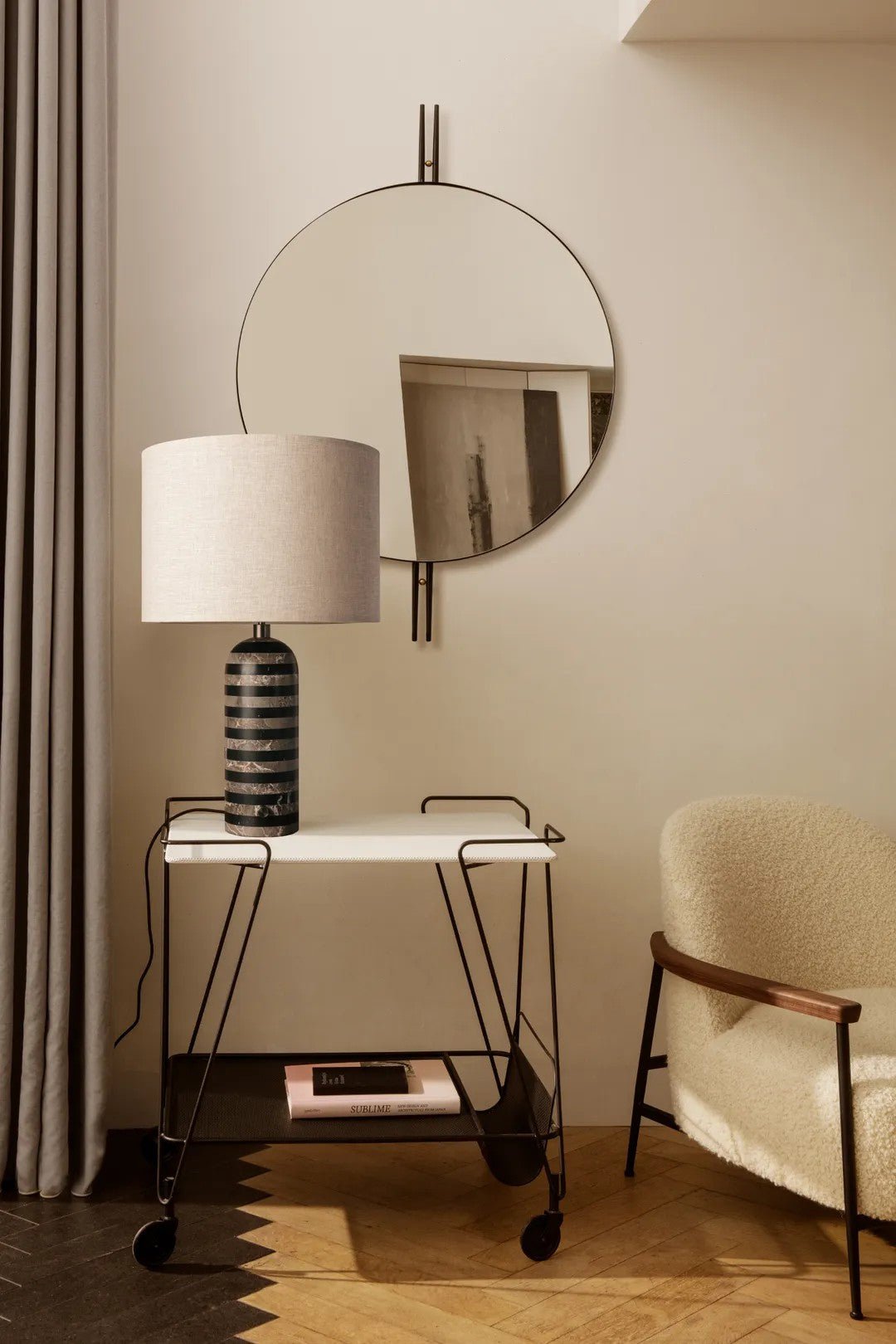 Avery Contemporary Table Lamp-Neutral Decor