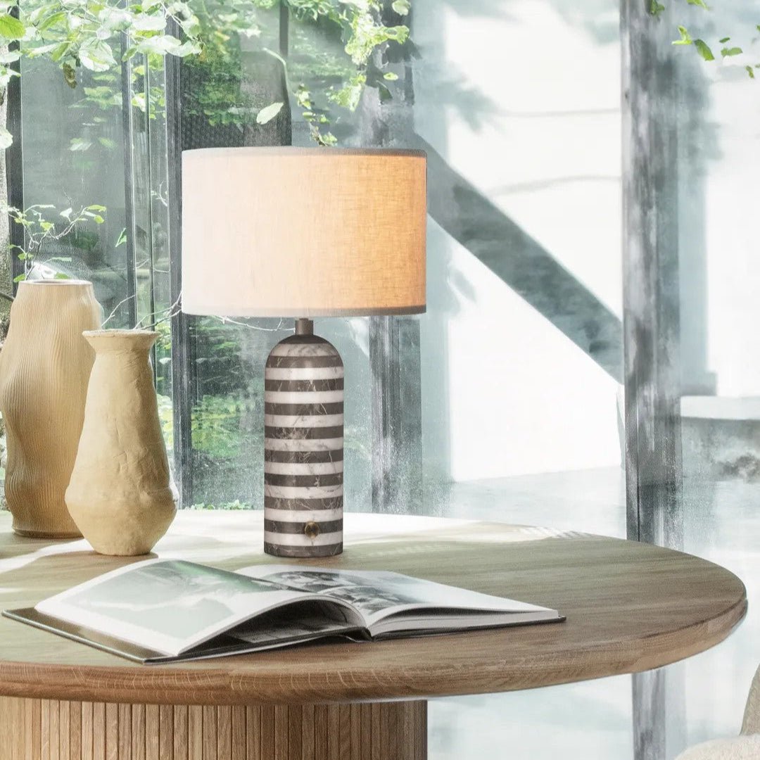 Avery Contemporary Table Lamp-Neutral Decor