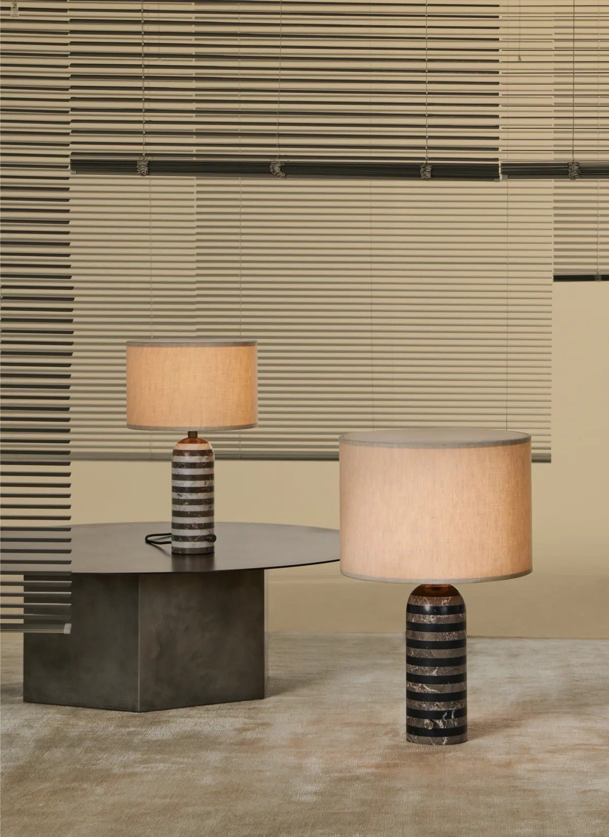 Avery Contemporary Table Lamp-Neutral Decor