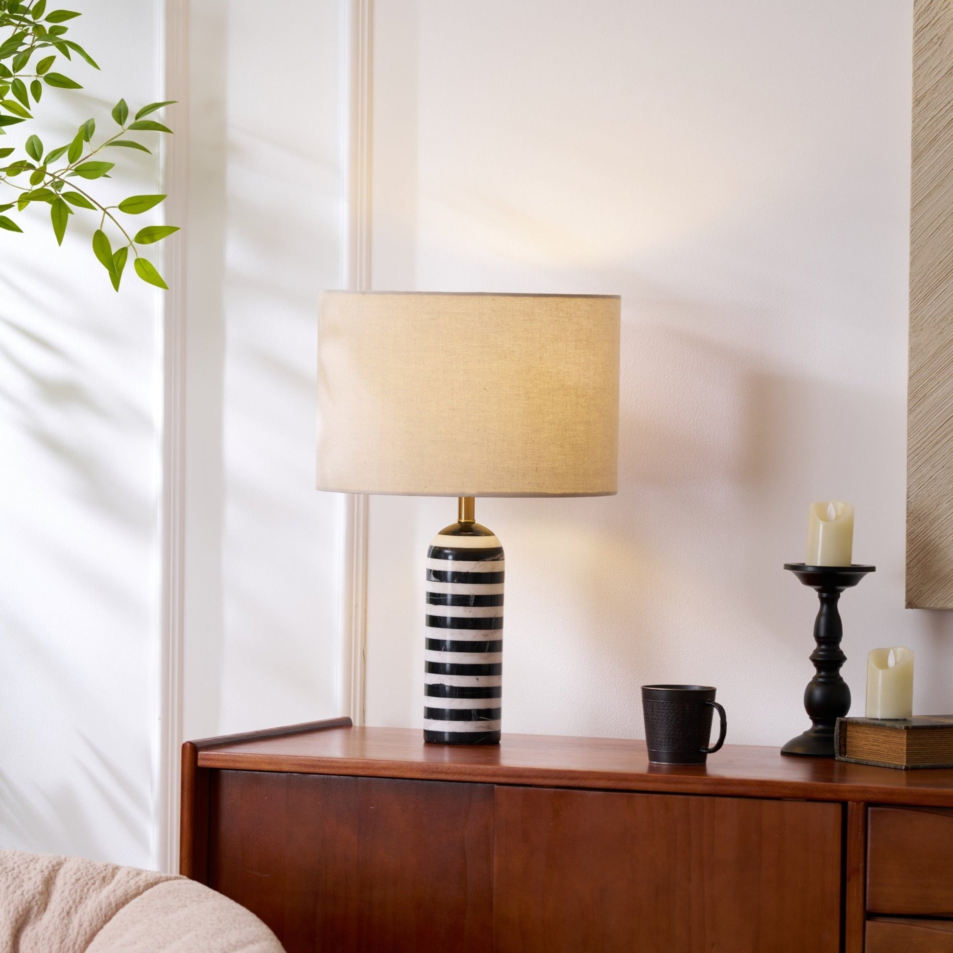 Avery Contemporary Table Lamp-Neutral Decor