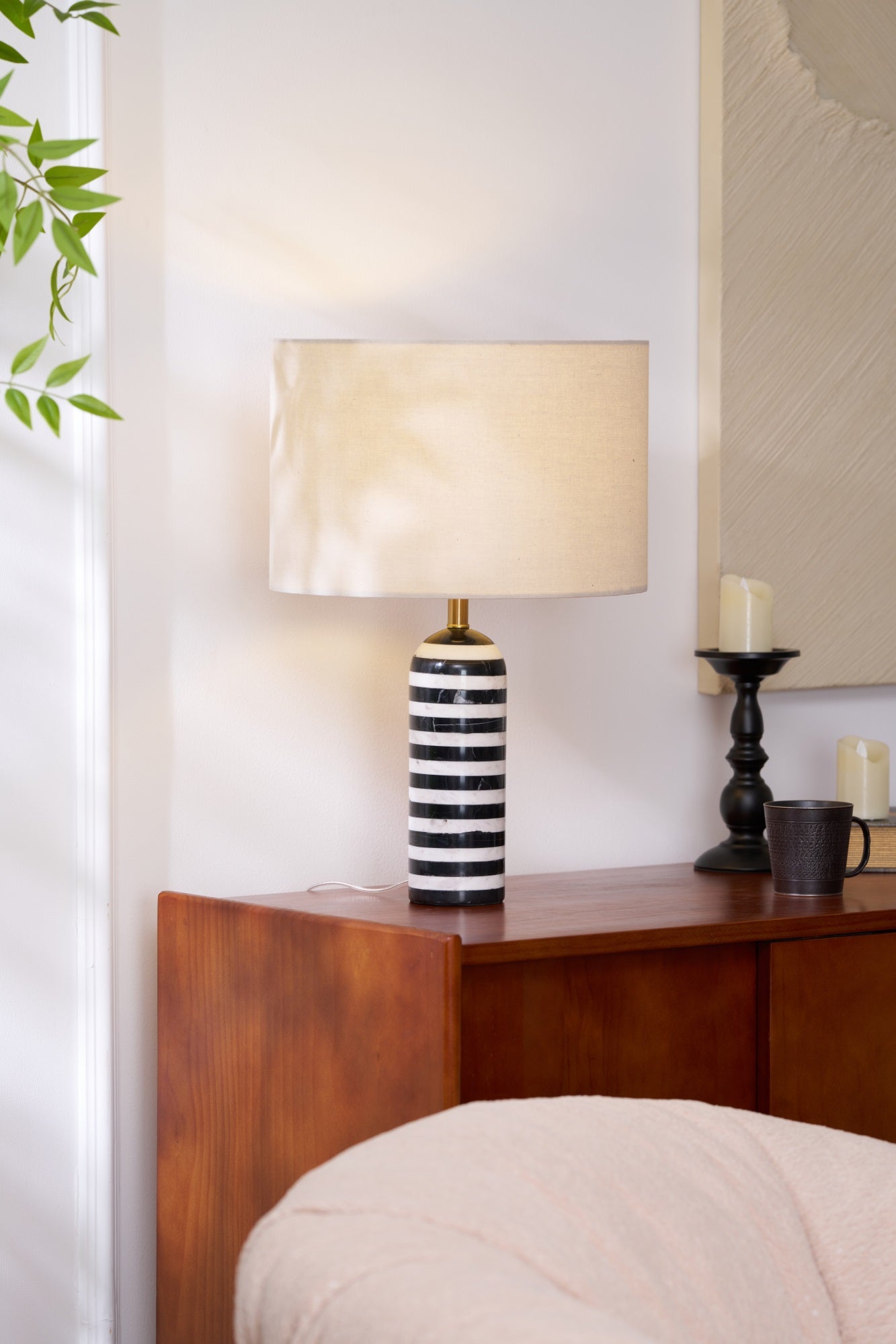 Avery Contemporary Table Lamp-Neutral Decor
