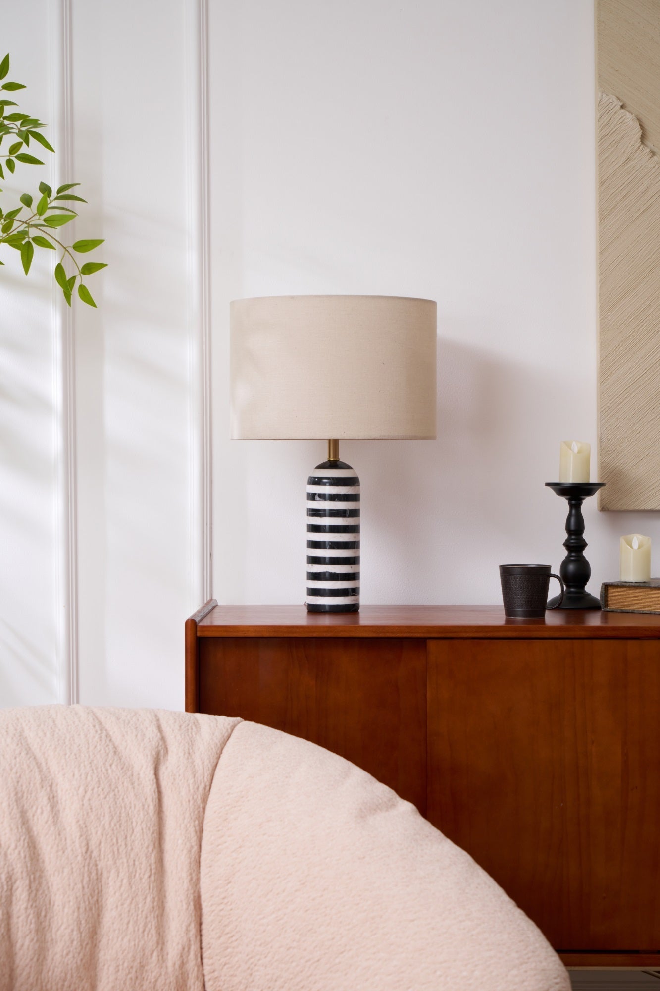 Avery Contemporary Table Lamp-Neutral Decor