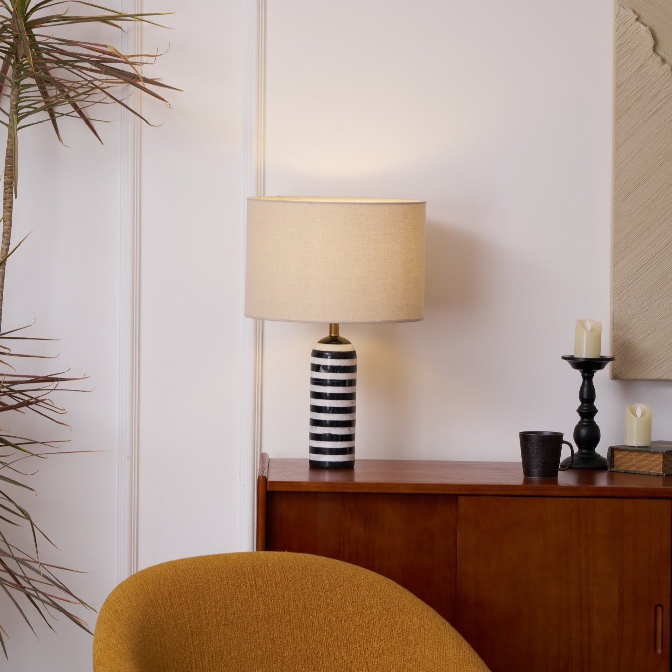 Avery Contemporary Table Lamp-Neutral Decor