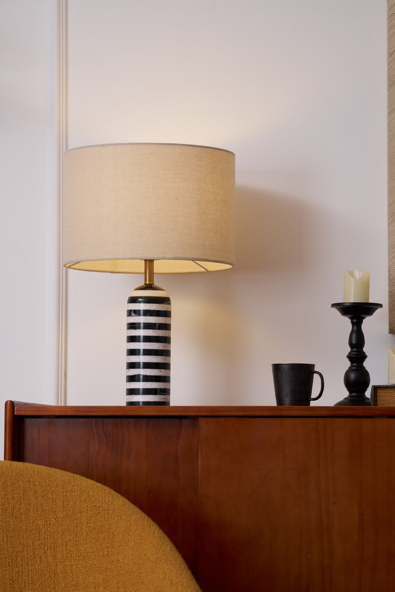 Avery Contemporary Table Lamp-Neutral Decor
