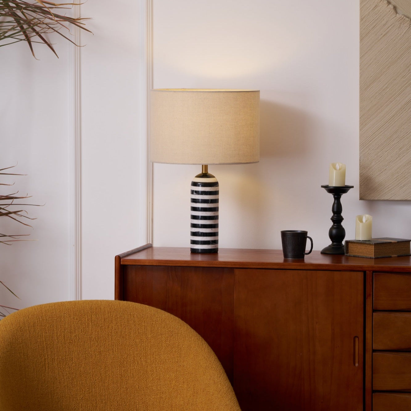 Avery Contemporary Table Lamp-Neutral Decor