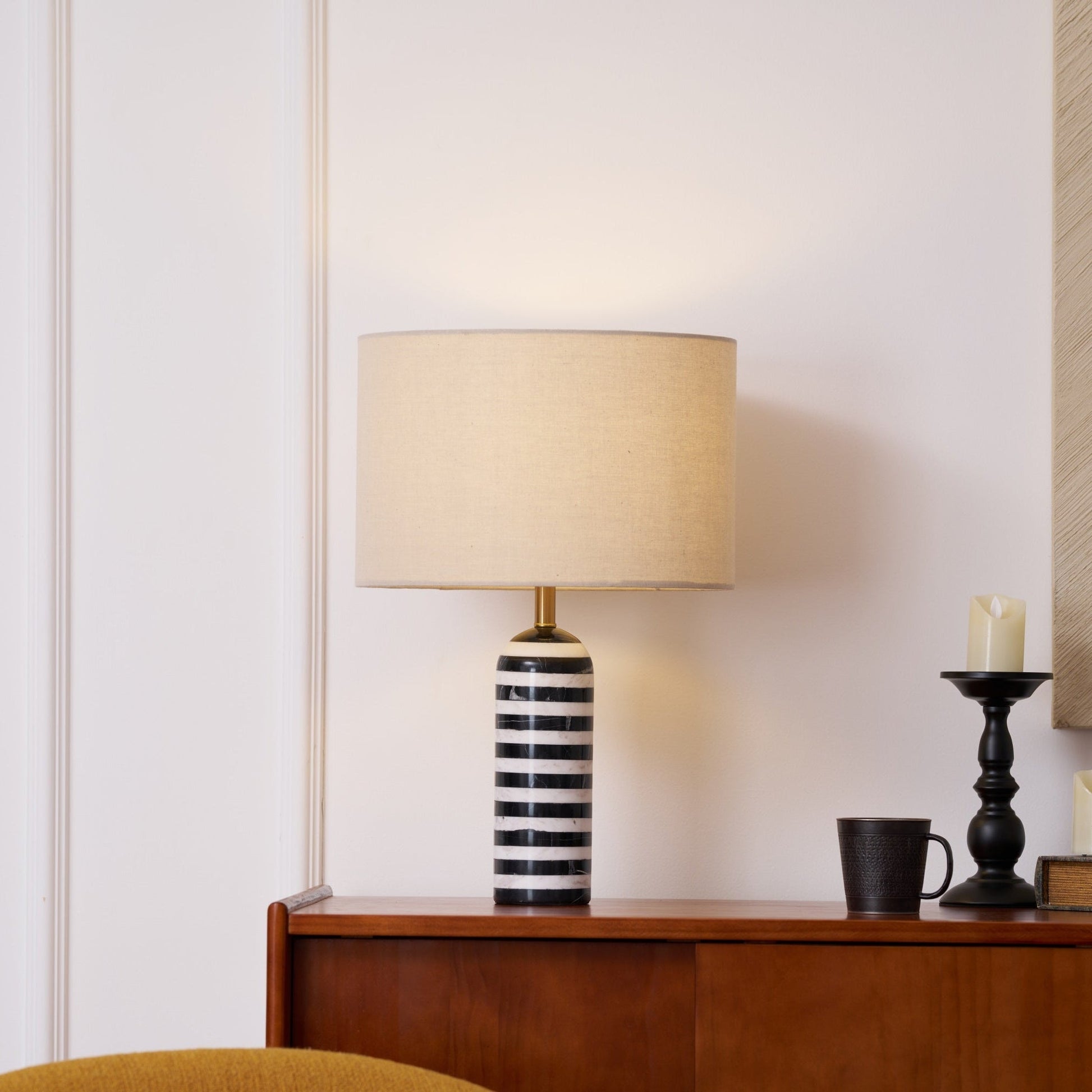 Avery Contemporary Table Lamp-Neutral Decor