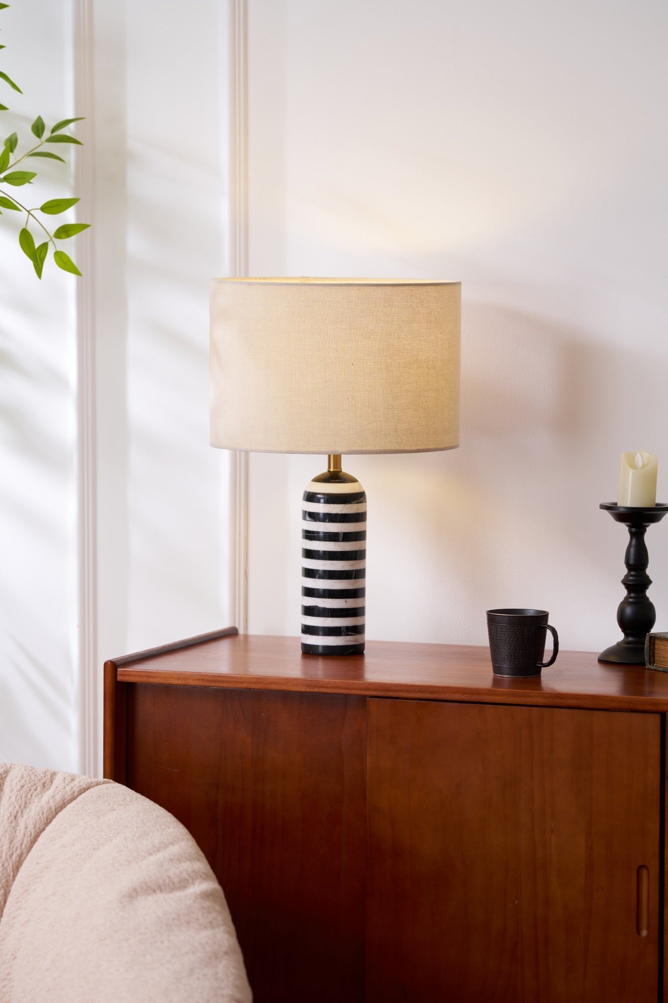 Avery Contemporary Table Lamp-Neutral Decor