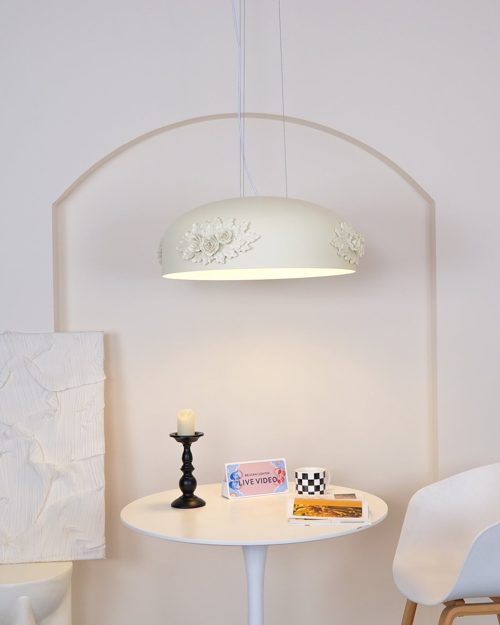 Vilaeos Minimalist Resin Wall Light-Neutral Decor