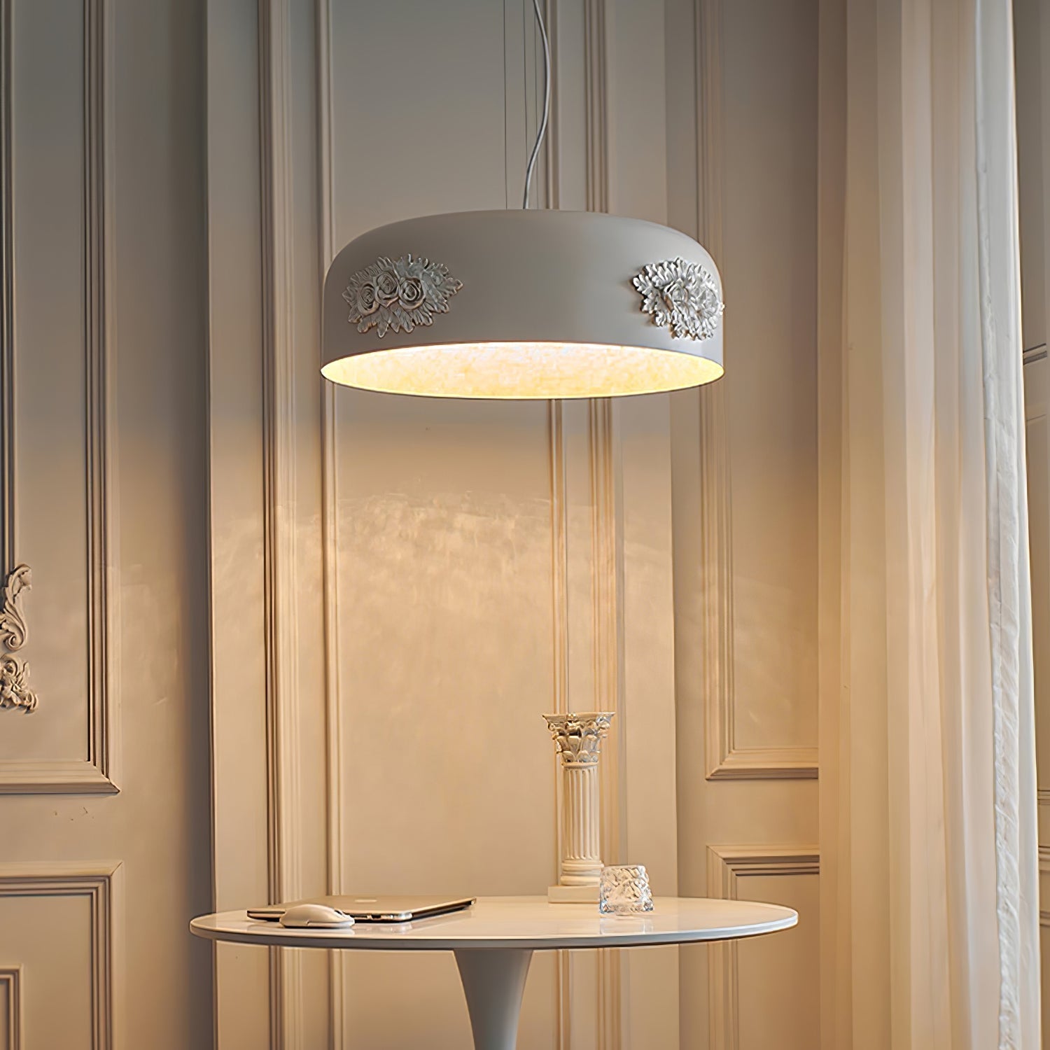 Vilaeos Minimalist Resin Wall Light-Neutral Decor