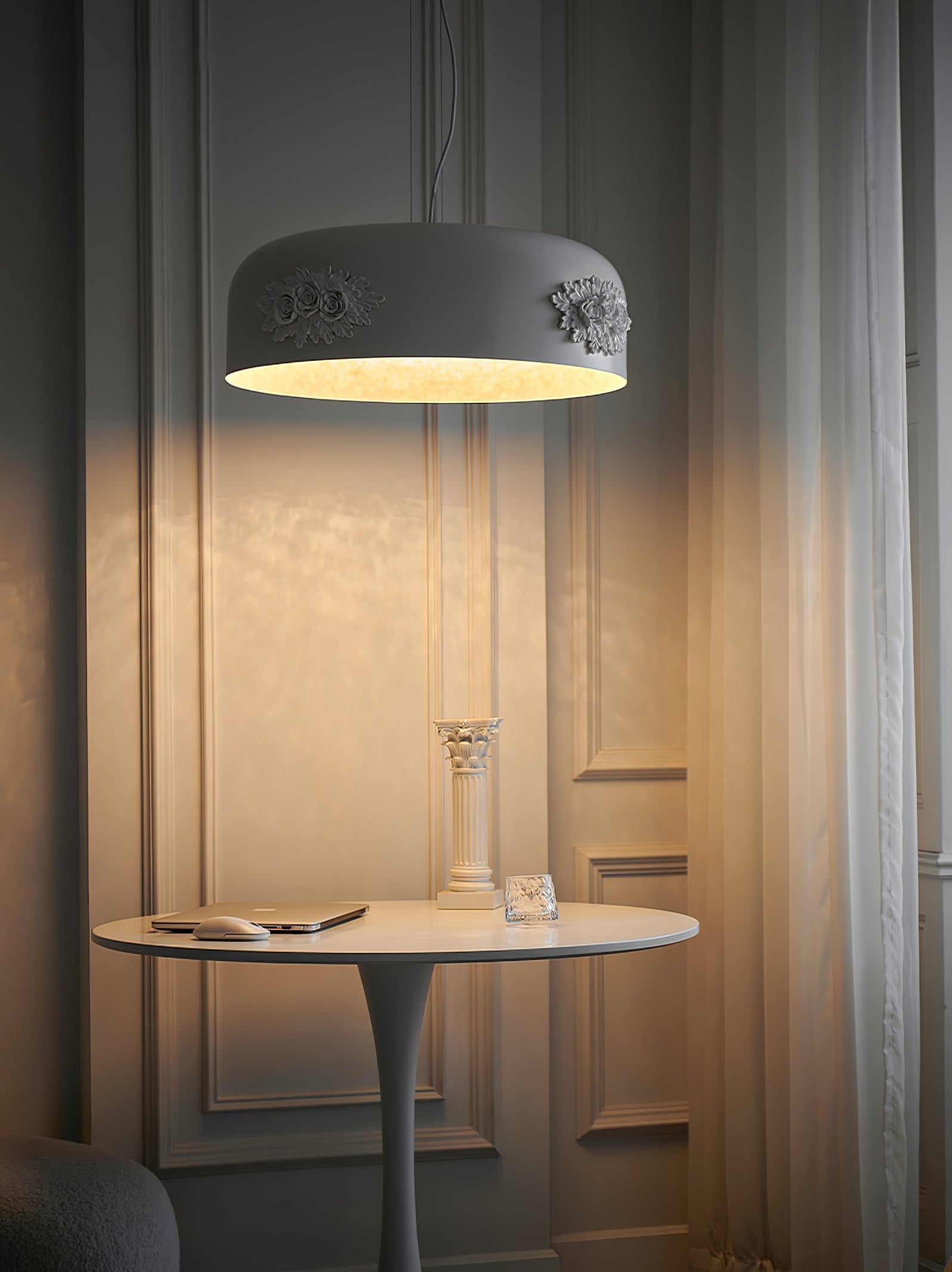 Vilaeos Minimalist Resin Wall Light-Neutral Decor